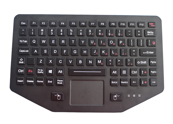 ESD EMC USB Rugged Military Keyboard 90 Keys With Stroke 1.0mm