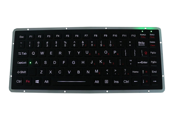 86 Keys EMC Keyboard Aluminum Alloy IP67 Dynamic Waterproof