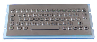 Compact format Industrial Mini Metal Keyboard / rugged kiosk keyboard  IP65