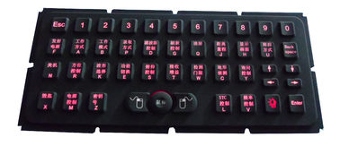 FN Keys Silicone Rubber Keyboard Red Backlit Illuminated Hula Pointer