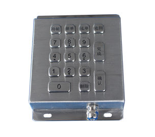 Movable desktop numeric smart card reader keypad metal stainless  IEC 60512-6