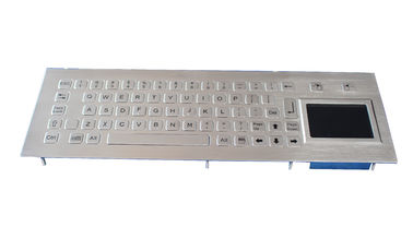Explosion Proof  68 keys Stainless Steel Keyboard with ruggedized touchpad