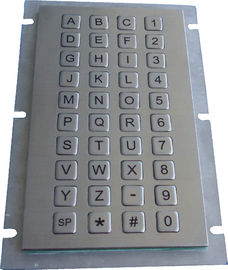 40 keys compact format dot matric flat keys metal keypad with rear panel mounting