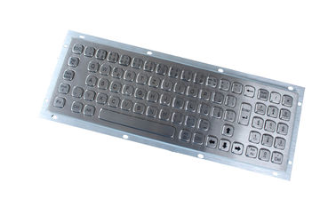 79 keys mini stainless steel metal kiosk keyboard with numeric keypad