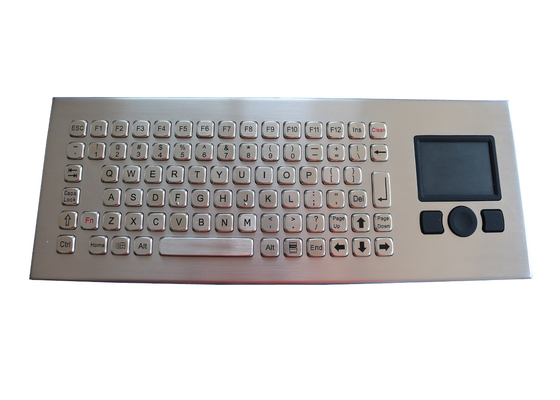 IP68 Vandal Proof Stainless Steel Keyboard 83 Keys For Mining Industry