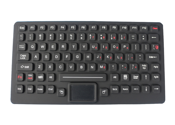 Silicone Waterproof Touchpad Keyboard 89 Keys IP67 Dynamic Sealed