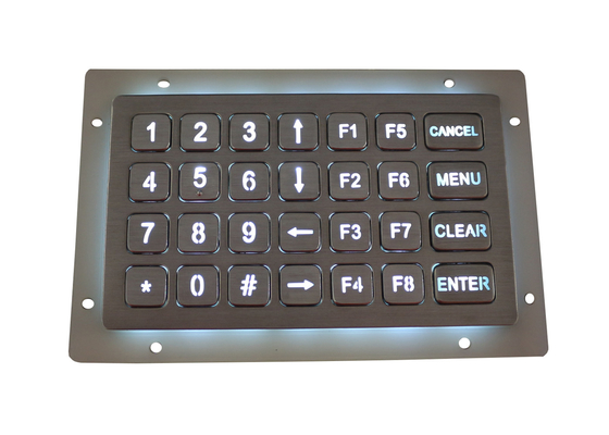 Dynamic IP67 Vandal Proof Industrial Metal Keypad Waterproof Rugged Stainless Steel