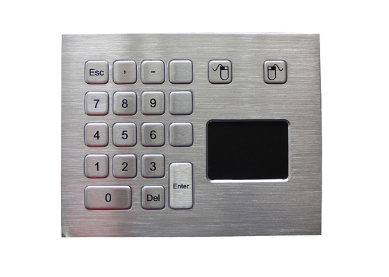 Customized layout metal stainless steel industrial touchpad with 65 * 49mm dimension