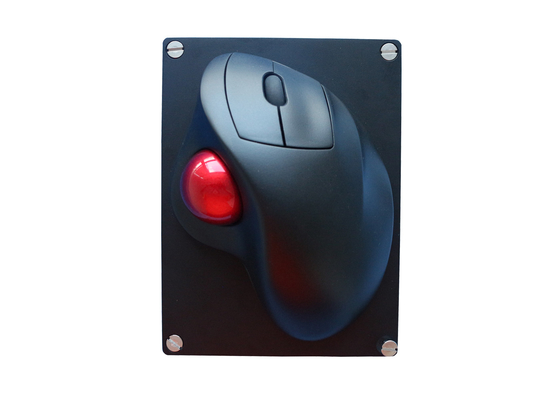 Military IPX6 Rated Ergonomic Wireless Trackball Mouse CNC Aluminum Rugged Back Plate