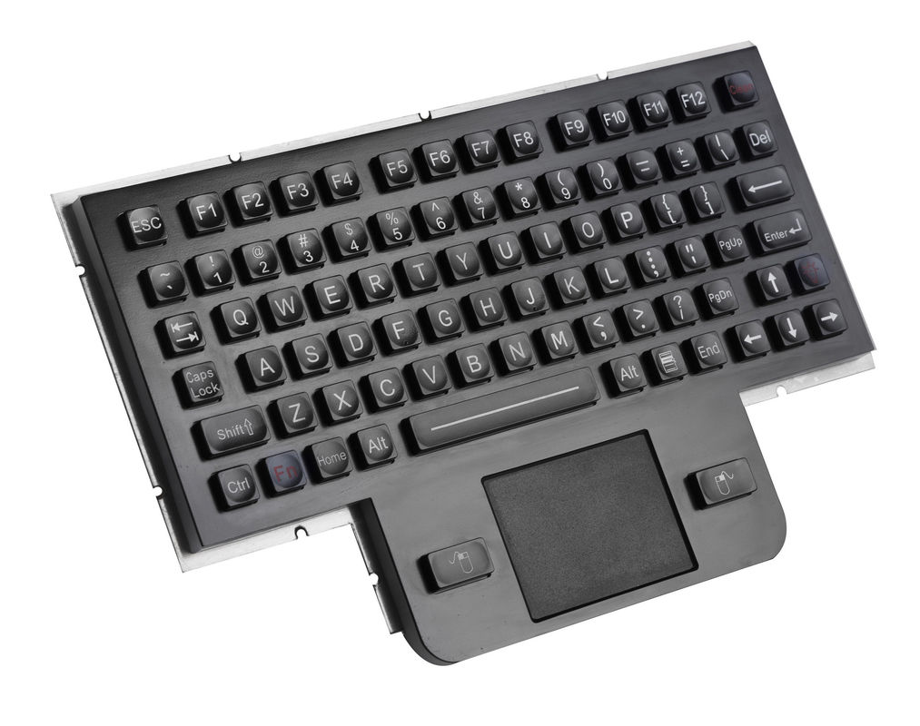 Rugged IP66 Dynamic Backlit USB stainless steel industrial keyboard