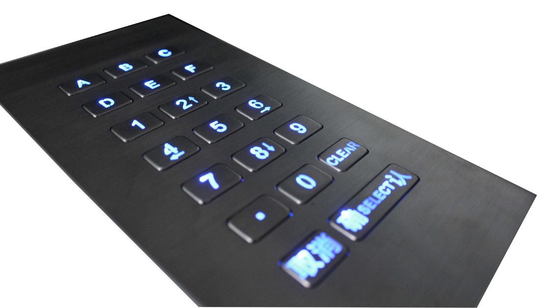 Waterproof Metal Keypad Security Vandal Proof Keypad For Vending Machine