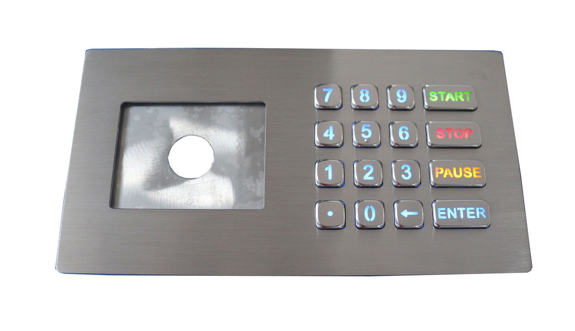 IP67 Colourful Backlit Metal Keypad