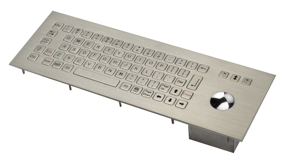 IP67 Dynamic Industrial Keyboard With Trackball