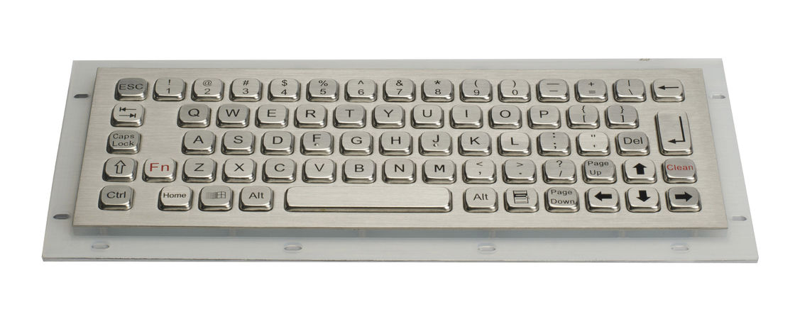 IP67 Vandal Proof Panel Mount Keyboard
