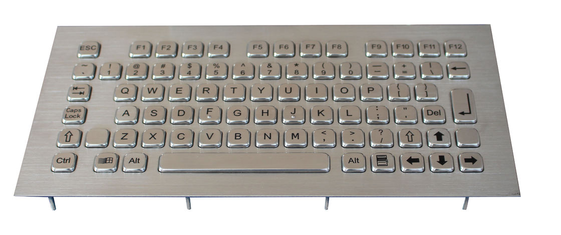 Rugged Industrial Panel Mounted Keyboard With Individual Fn Keys