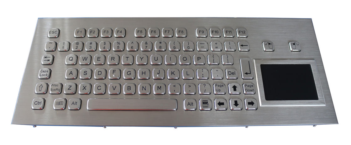 Integrated  Ultra slim Industrial Keyboard With Touchpad for ticket vending machine