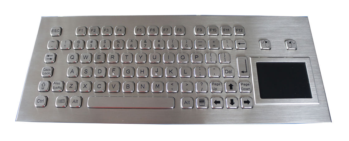 Integrated  Ultra slim Industrial Keyboard With Touchpad for ticket vending machine