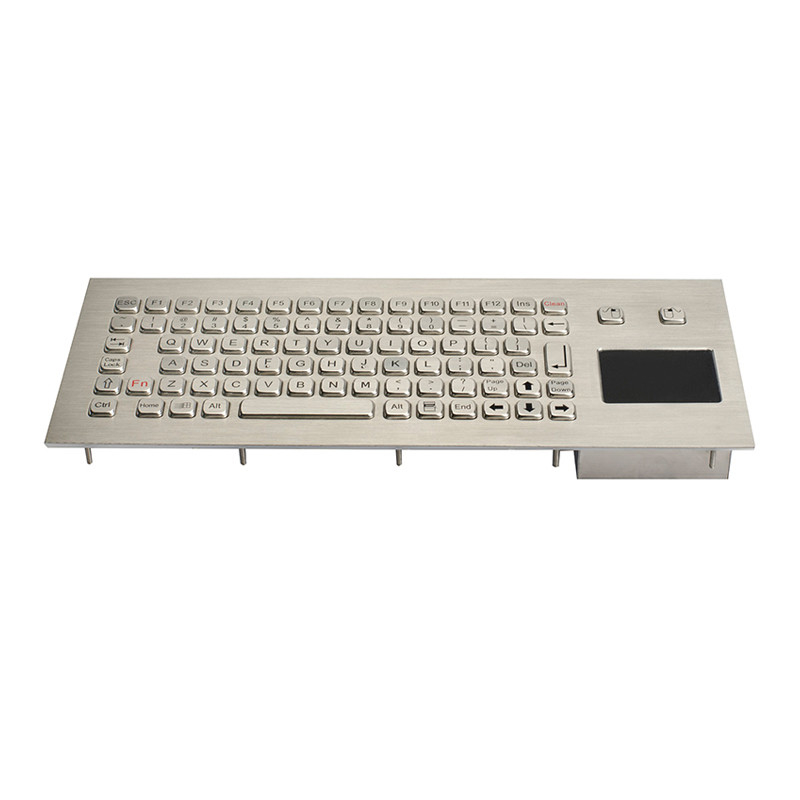 85 Keys Washable Ruggedized Keyboard , Stainless Steel Keyboard With Touchpad