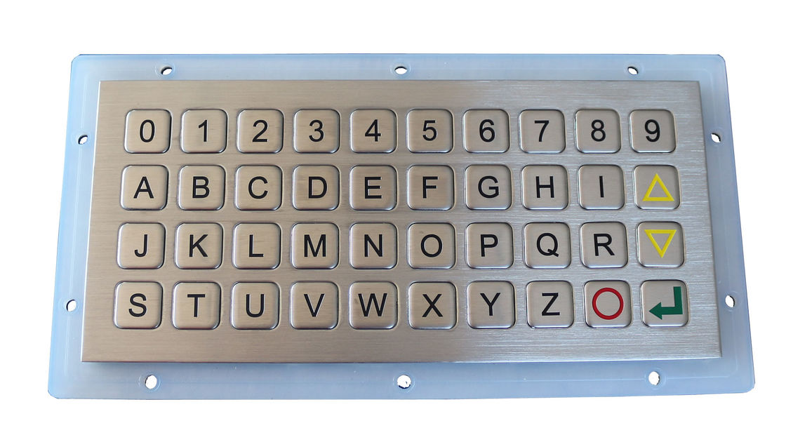40 Keys Mini Industrial Metal compact Vandal proof Keyboard Panel Mount Outdoor Use