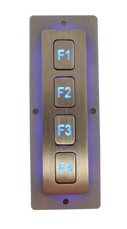 USB / PS2 Interface Metal Keypad 14.0 Mm X 14.0 Mm For Internet Public Phones