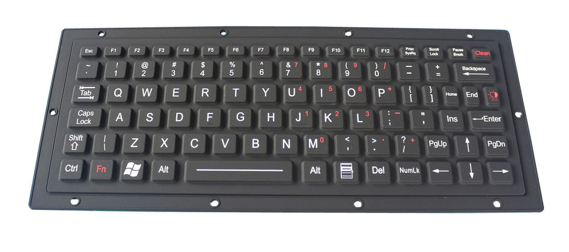 USB Wired Industrial Keyboard With Touchpad Military Level 275.0mm X 104.0mm