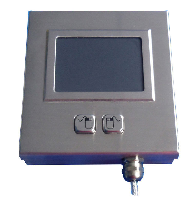 Weather proof metal movable Industrial Touchpad with 2 mouse buttons for railway