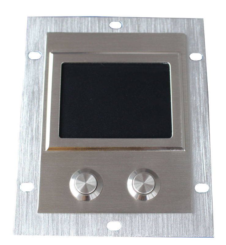 IP65 high sensitive industrial 304 steel touchpad with 2 short stroke key buttons