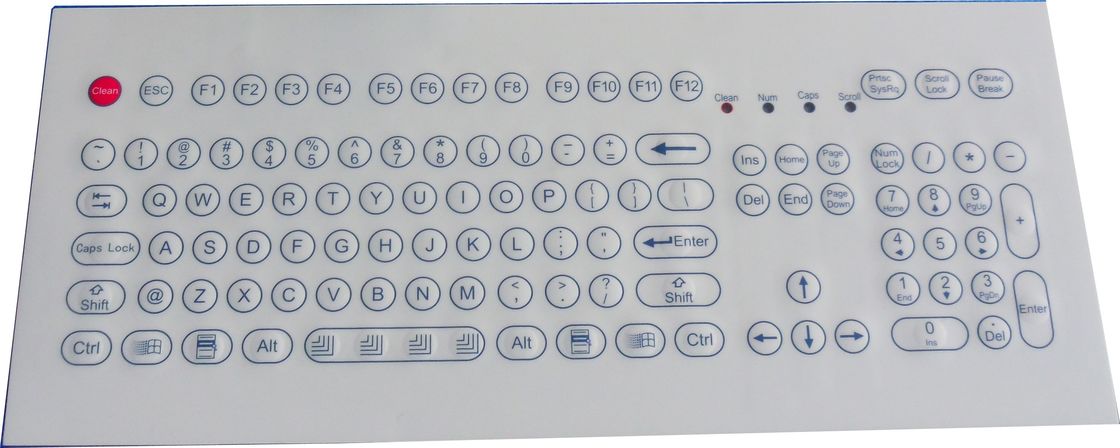 Oil-proof top panel mounting  Industrial Membrane keyboard with keypad