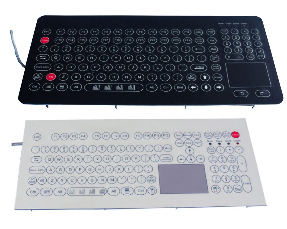 120 Keys Membrane Keyboard With Touchpad and Functions and FN Keys