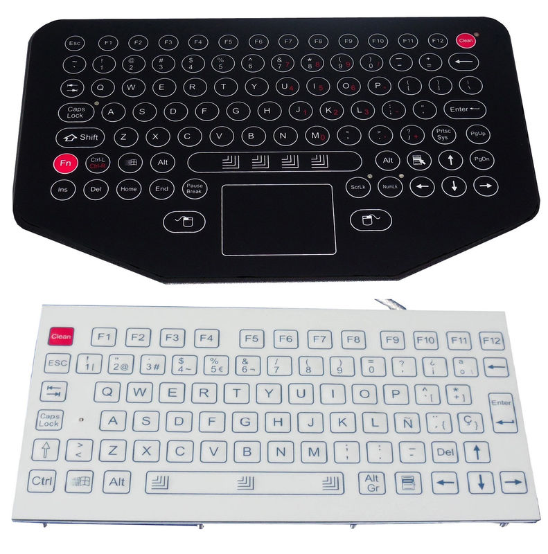 Black Industrial membrane keyboard