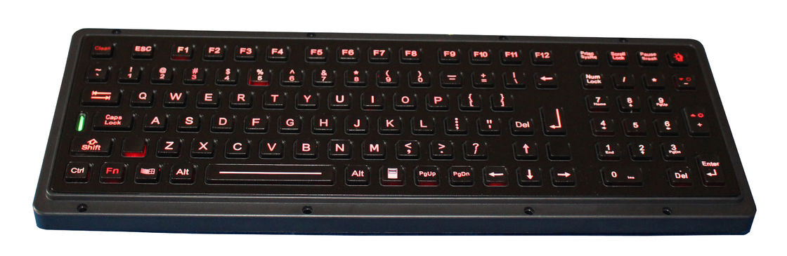 103 keys explosion proof Industrial marine keyboard with red backlight