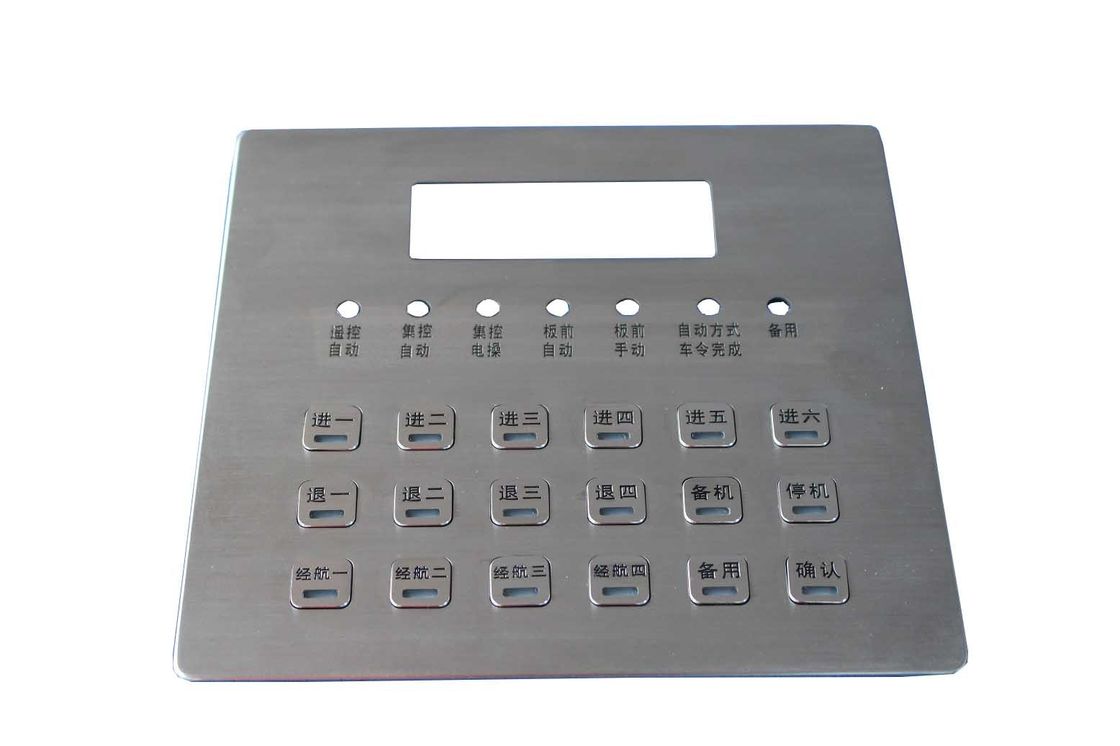CE  FCC  ROHS Vandal resistant  Metal Keypad / Backlight atm keypad