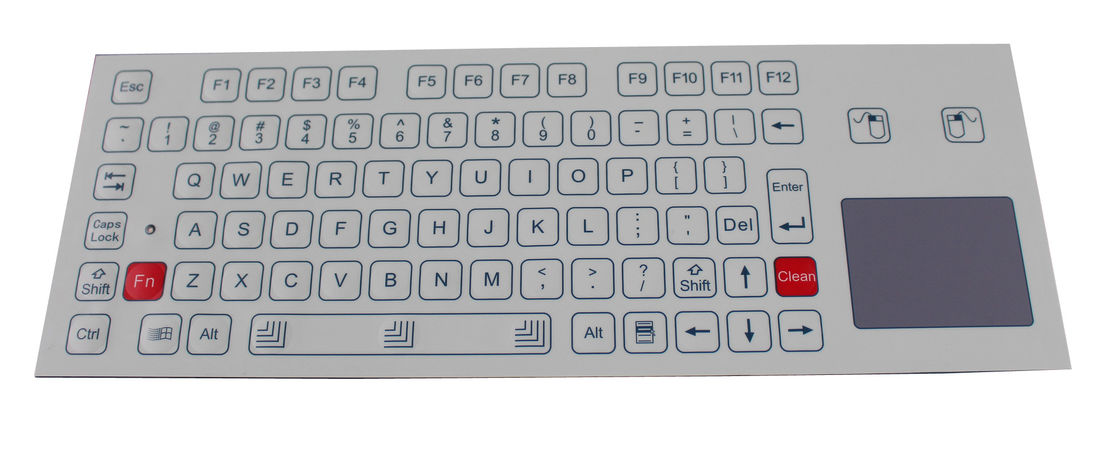 Ip65 Industrial Membrane 81 Key Keyboard With Touchpad & Keypad