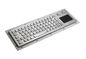 IP67 Waterproof Stainless Steel Industrial Keyboard With Touchpad