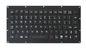 IP65 81 Keys Thin Black Silicone Rubber Keyboard  , 222.0mm X 100mm X 9.1mm Size