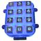 Small Die Casting Metal Keypad Dot Matrix With 12 Keys , Blacklight