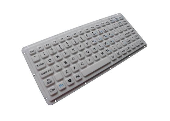 IP67 Washable Medical Silicone Industrial Keyboard With Membrane Key Switch