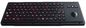 IP65 black vandalproof Industrial Keyboard With Trackball and function keys