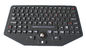 92 Keys Black Silicone Industrial Keyboard With IP68 Optical Trackball
