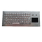 83 Keys Compact Waterproof Touchpad Keyboard / Sealed Stainless Steel Keyboard Industrial