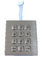 12 keys dot matrix Dynamic  IP67 waterproof outdoor metal keypad for industrial phone
