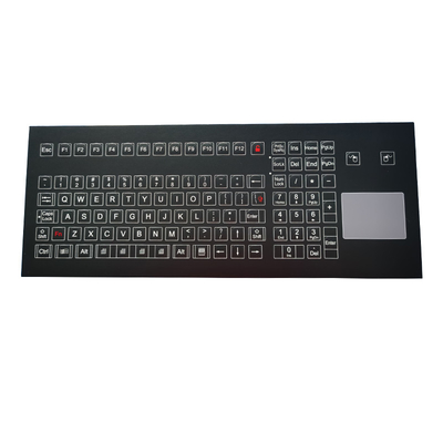 108 Keys Ruggedized Industrial Membrane Keyboard OMRON Switch Technology With Backlight