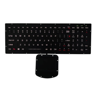 Sealed EMC Keyboard Integrated Touchpad For Rugged PC / Laptops