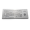 Desktop Compact Industrial Keyboard With Trackball Metal Vandal Proof