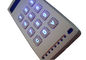 4 x 3 Customizable Backlit Metal Keypad With Aluminium Die Casting Case