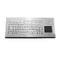 Ip68 Fully Sealed Rugged Industrial Metal Keyboard With Resistive Touchpad