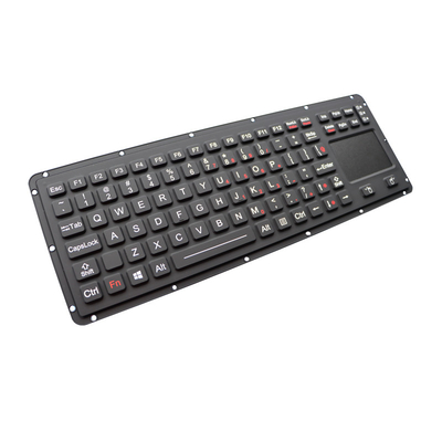 Military Emc Keyboard With Touchpad Backlight Membrane Key Switch Technology