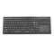 Medical Washable Rubber Silicone Industrial Keyboard With Touchpad