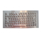 IP65 Anti Vandal Rugged Stainless Steel Keyboard Desktop With Long Stroke Key Travel