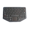 Rubber Material Silicone Industrial Keyboard Panel Mount Keyboard Stainless Steel Back Plate